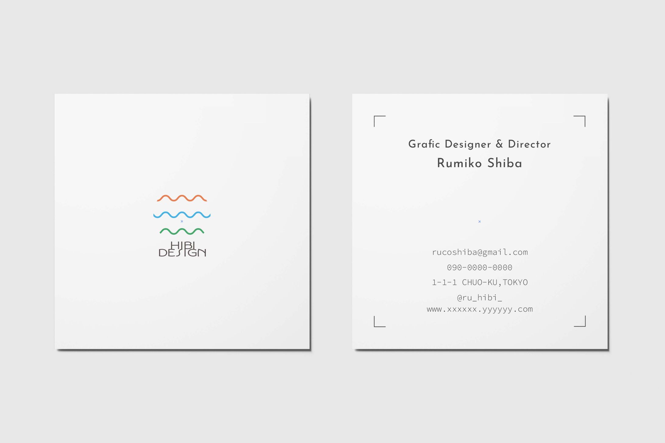 ［ 名刺 ］HIBI DESIGN-1