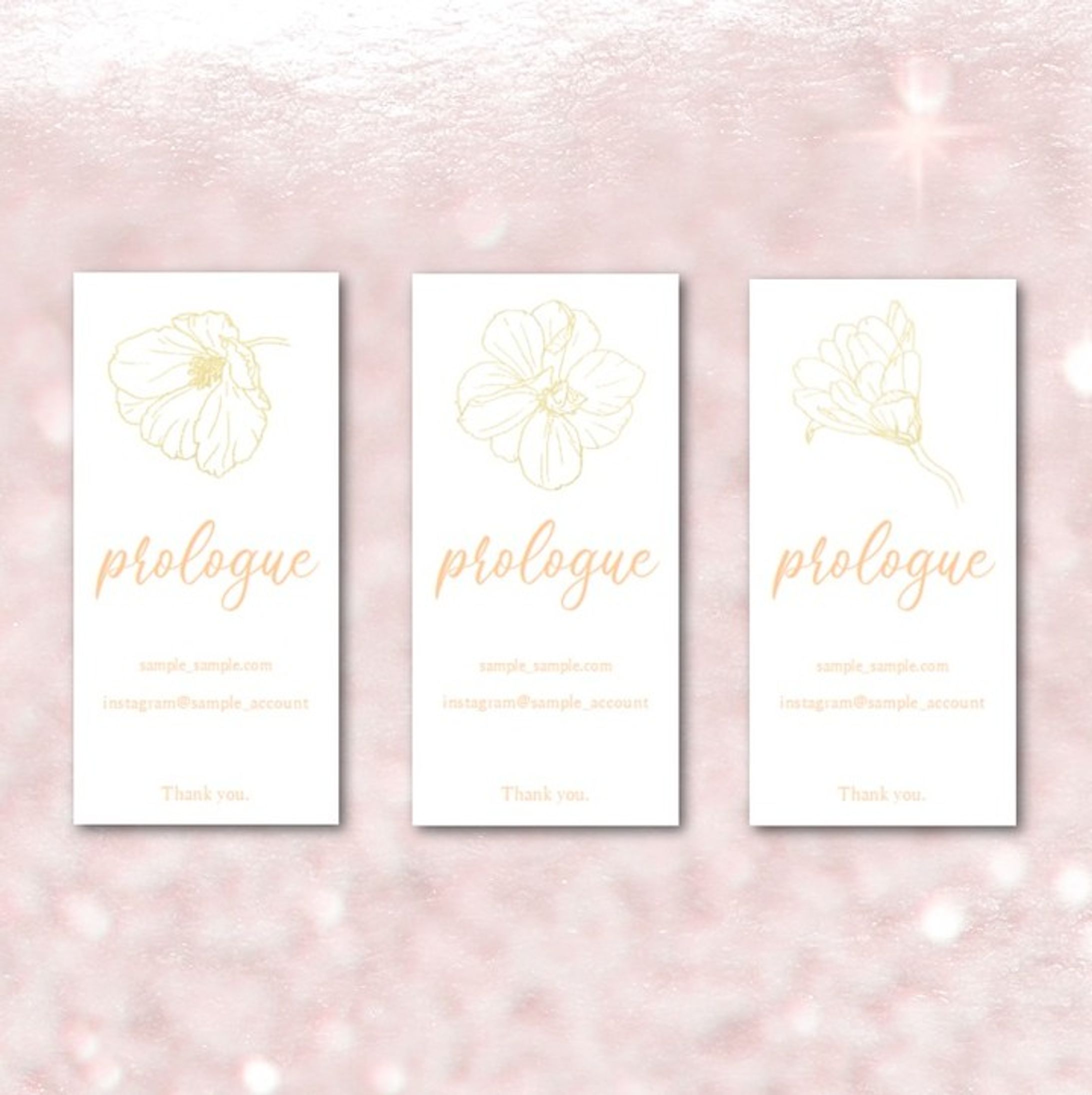 商品ご紹介

【縦型ショップシールセット D】：

A4シートに24枚分。
ご好評いただいております、たて7cm／横幅3.4cmの、サラサラしたシール3種セットです。
アイテムをより洗練された印象にしてくれそうなスマートなフォルムは、ラッピングしたアクセサリーのお洒落のトドメにおすすめ。無地BOXへの貼り付けも大変人気です。

★★48枚(各種16枚ずつ)：899円から★★

---------------------

ご注文は▶メルカリ・minne・Creemaから。プロフィール欄から飛べます♪

インスタ直売(※メルカリ価格から10％引き！ゆうちょ銀行先払い)も可能ですが、
【インスタ内で商品仕様やお値段を1から全部ご説明するお取引き】は承っておりません。
ご希望でしたらピンポイントで特定の商品用URLもお伝えできますので、必ずどこかのサイトで商品説明をご一読くださいませ。

---------------------
﻿
同じシリーズは﻿
#響の縦型シール
﻿
全商品は﻿
#hikarino_hibiki﻿
﻿
---------------------

#アクセサリー台紙﻿
#ピアス台紙﻿
#ネイルチップ﻿
#ハンドメイドピアス﻿
#ハンドメイド ﻿
#ハンドメイドアクセサリー﻿
#名刺﻿
#名刺デザイン﻿
#名刺作成﻿
#アクセサリー﻿
#シールデザイン
#minneで販売中﻿
#メルカリ出品中﻿
#ショップカード﻿
#ショップシール﻿
#サンキューカード﻿
#サンキューシール﻿
#名刺オーダー﻿
#レジンピアス﻿
#レジンアクセサリー﻿
#天然石アクセサリー﻿
#お家サロン﻿
#隠れ家サロン﻿
#まつエクサロン﻿
#ハンドメイド好きさんと繋がりたい﻿
#ハンドメイド部﻿
#ハンドメイド作家-1