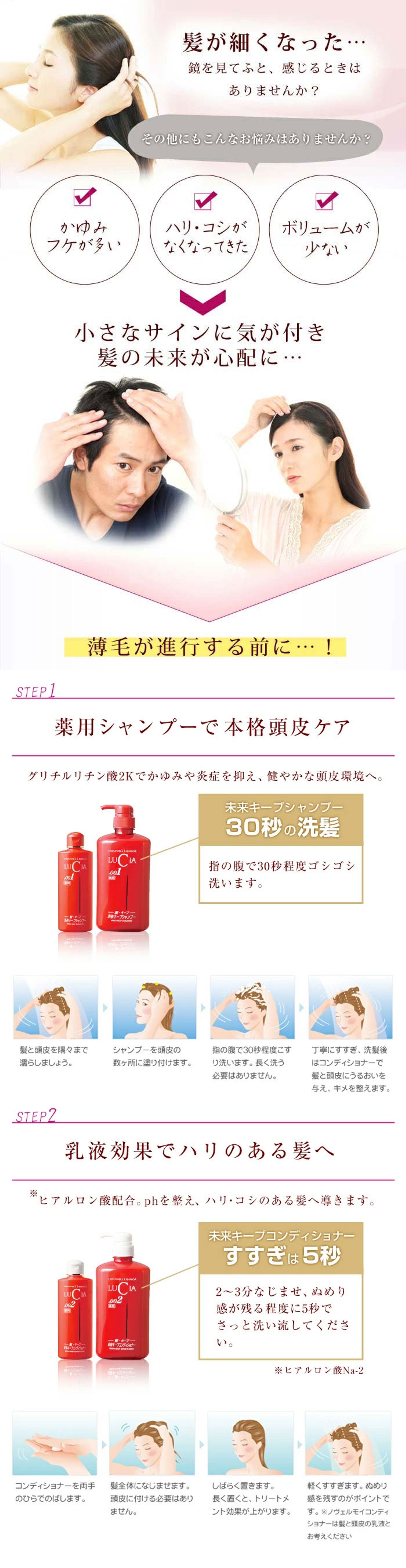 楽天・Yahooの商品ページ シャンプー販売LP-1