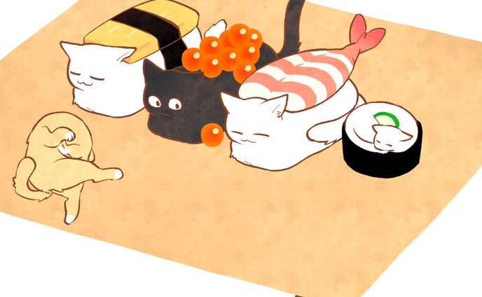 猫絵いろいろ