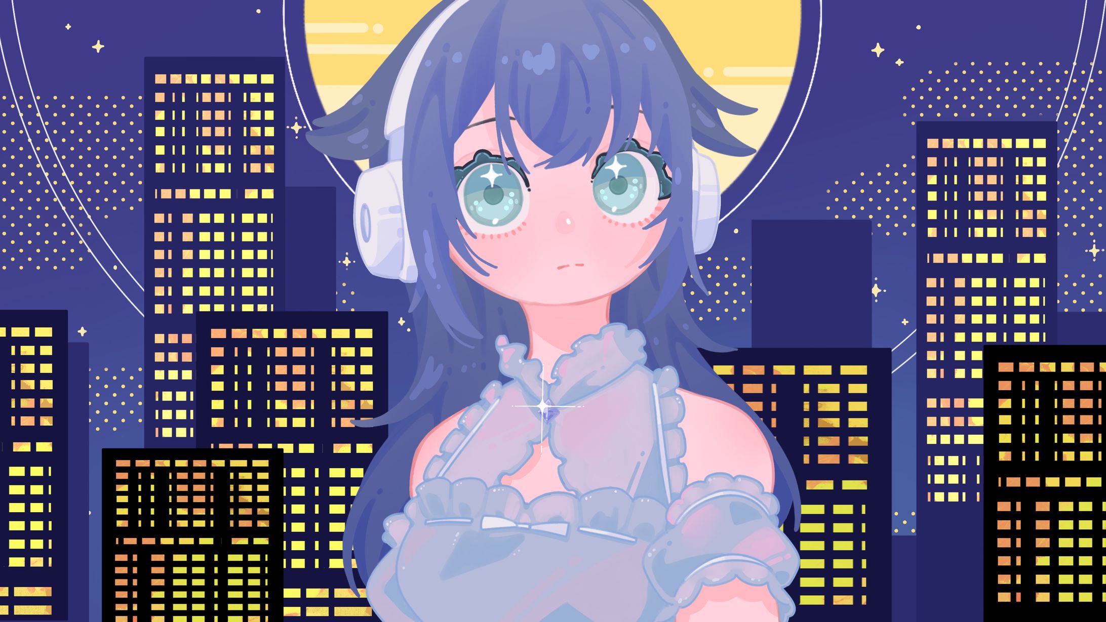 【commission】弱音紗譜様 / 歌ってみたイラスト担当-1