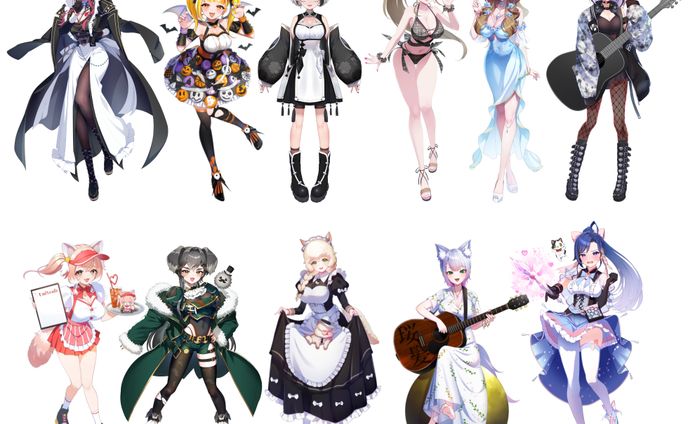 立ち絵（女性）