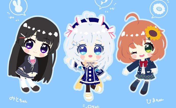 ③【sd絵柄1】、一時創作