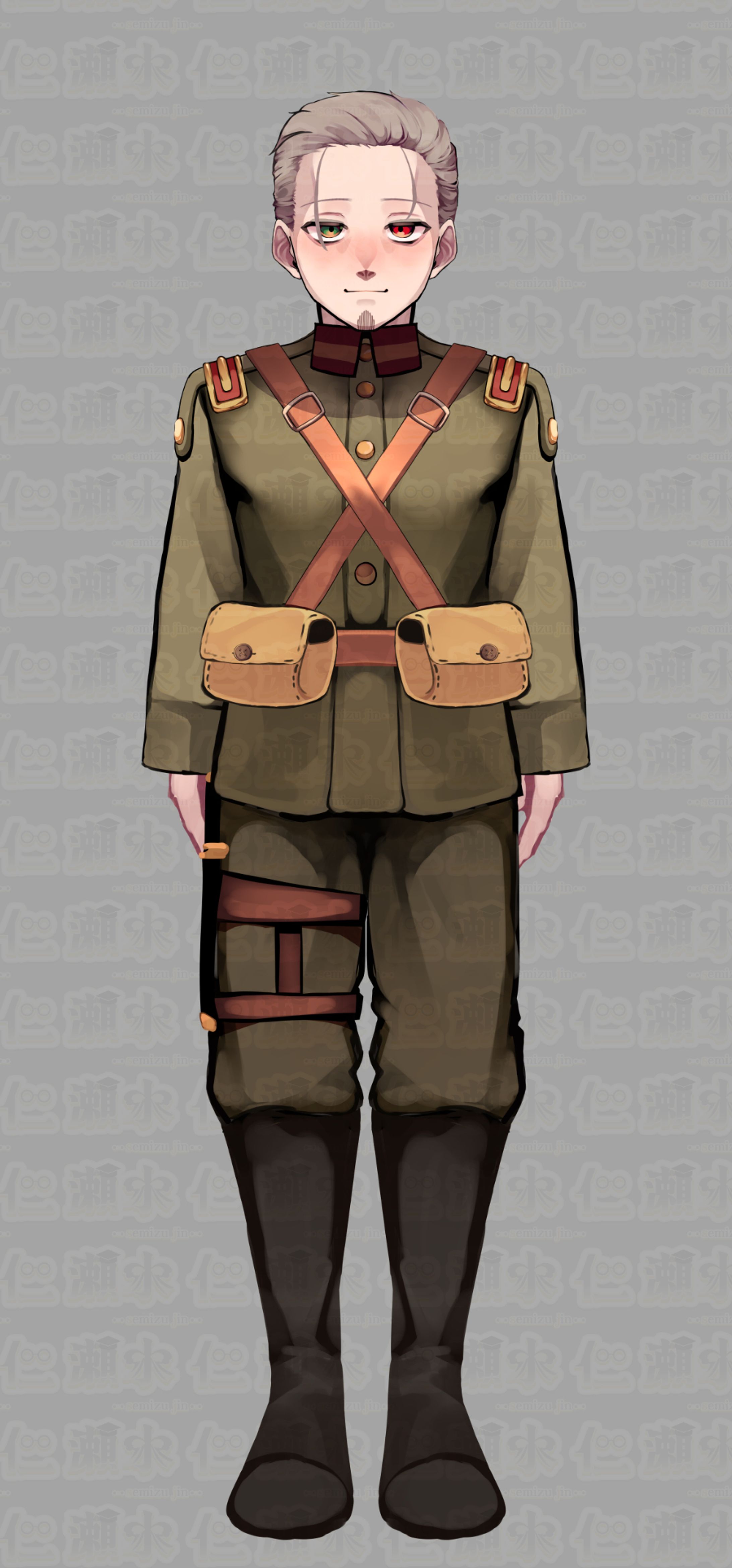 LIVE2D向けイラスト　絹五色豆富様-1