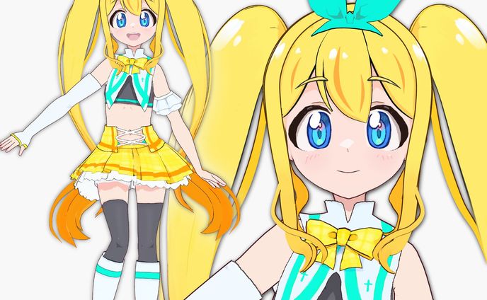 夢逆ゆいな様 3Dモデル