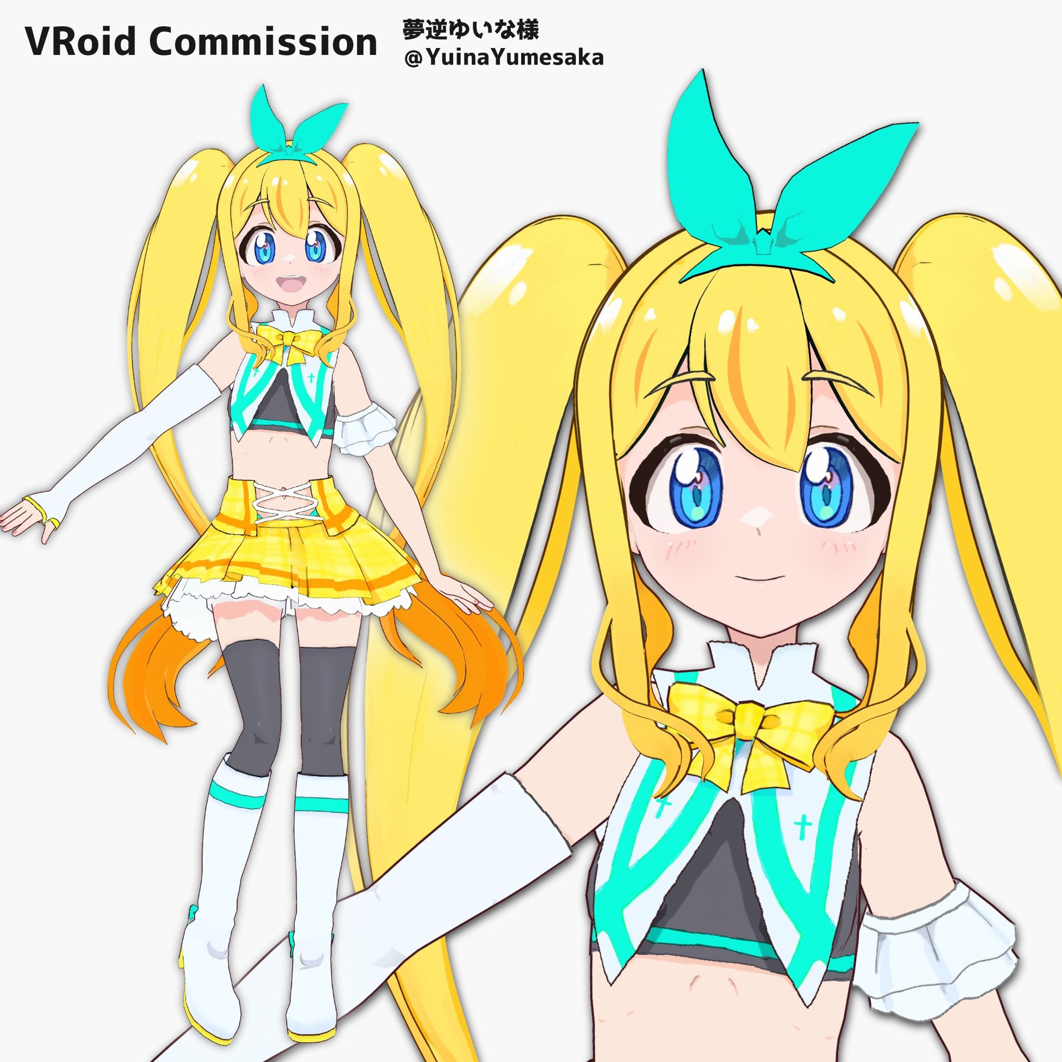 夢逆ゆいな様 3Dモデル-1
