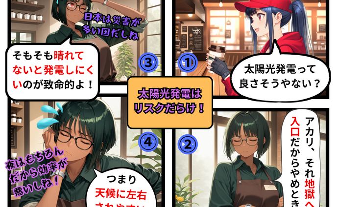 太陽光発電はリスクだらけ！