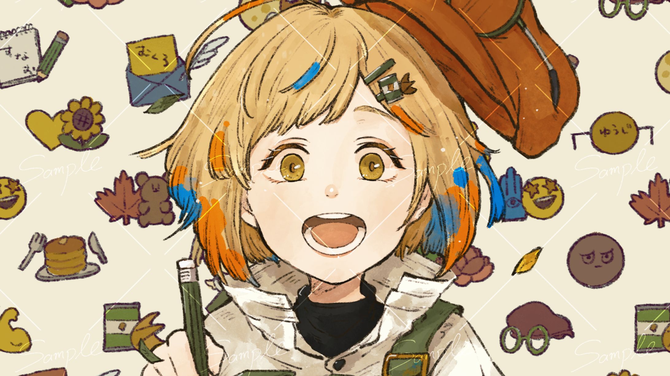 【サンプル】イリアム立ち絵サンプル-1