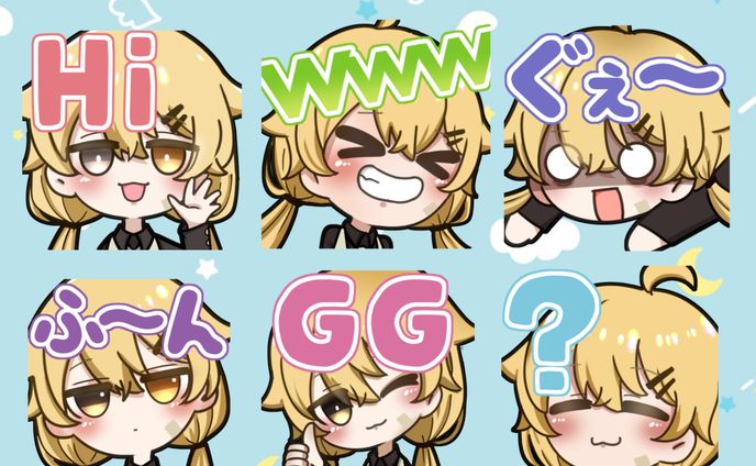 イラスト一般、スタンプ