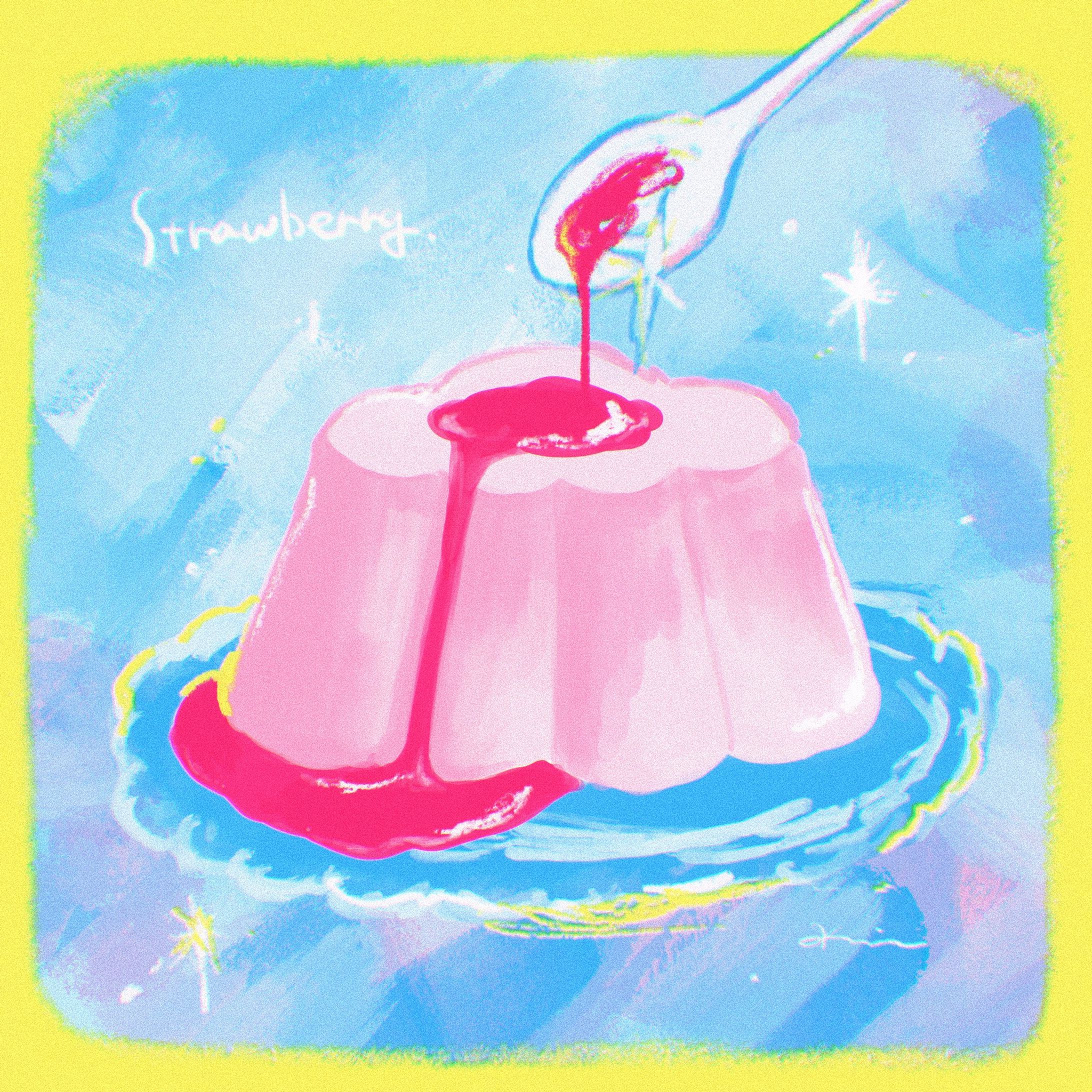 いちごのババロア-1