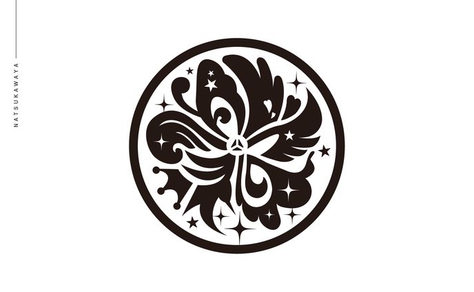 アイドルマスターモチーフ 家紋風ロゴデザイン