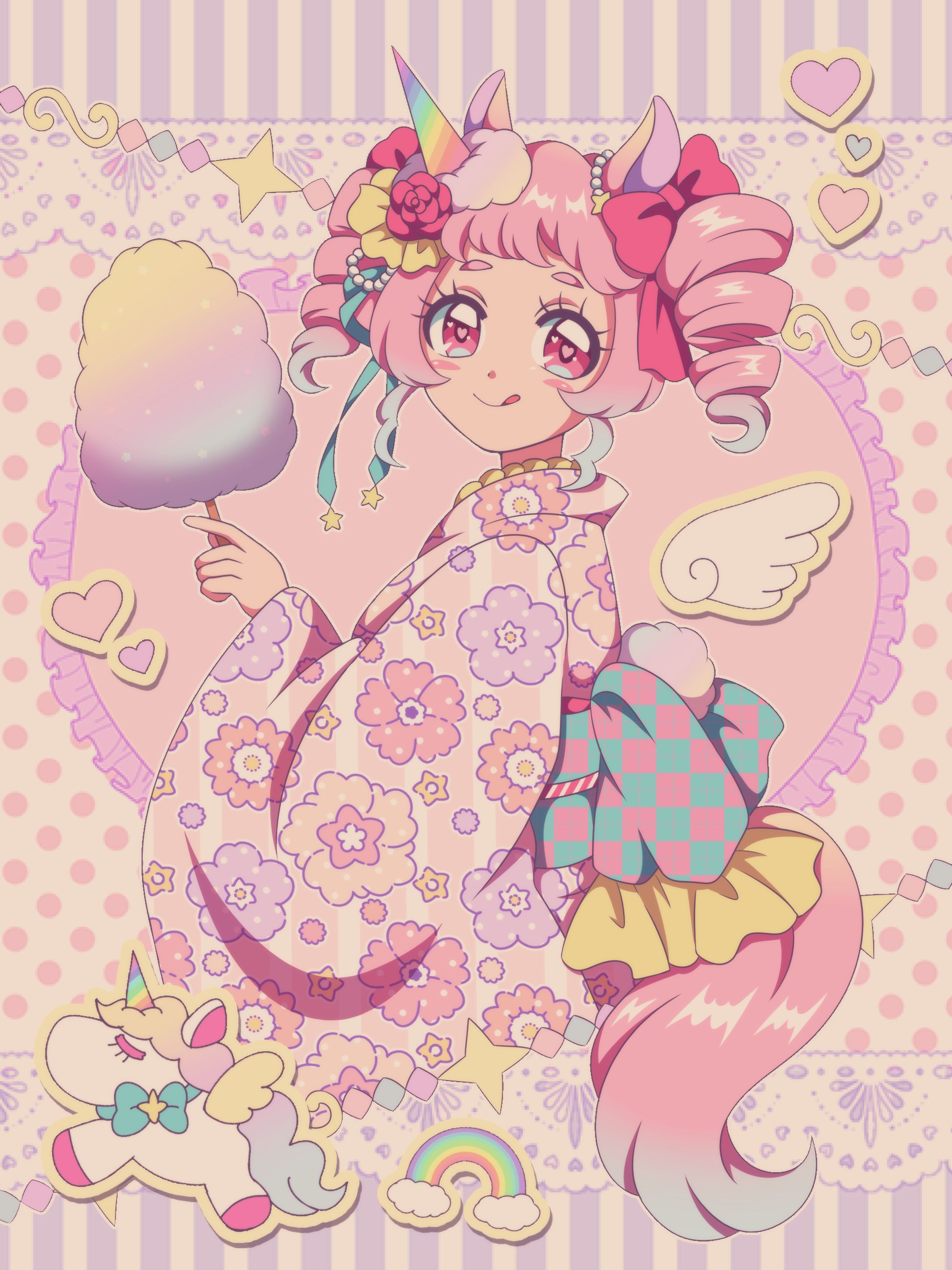 【オリジナル】New Year イラスト2026/2025-1