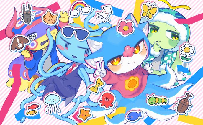 シールぺたぺた