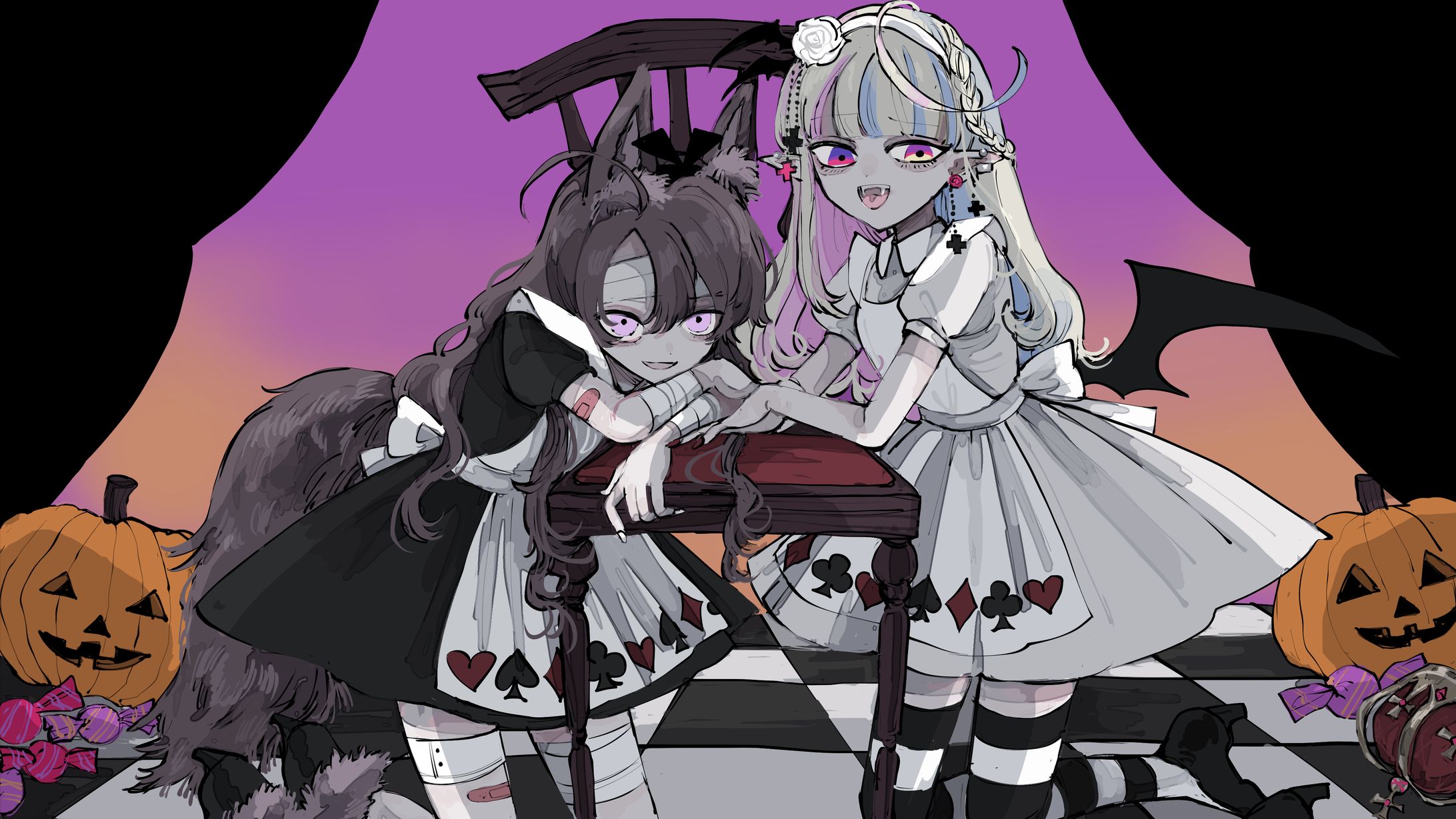 王檎ララ様&Rocco様 歌ってみたイラスト-1