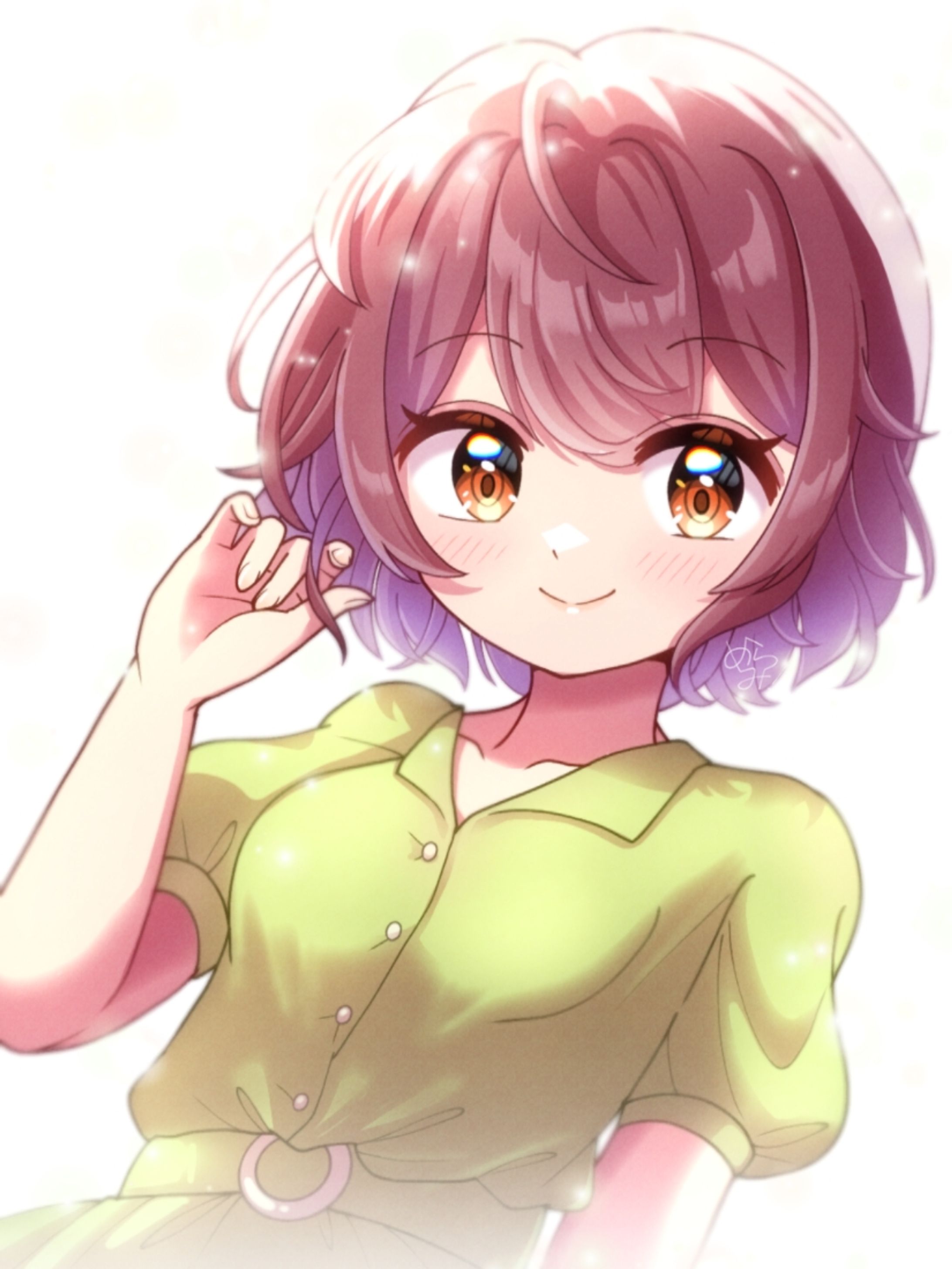 ふわふわショートボブ-1