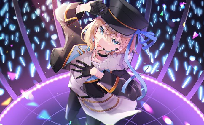 迷いの森の青い薔薇