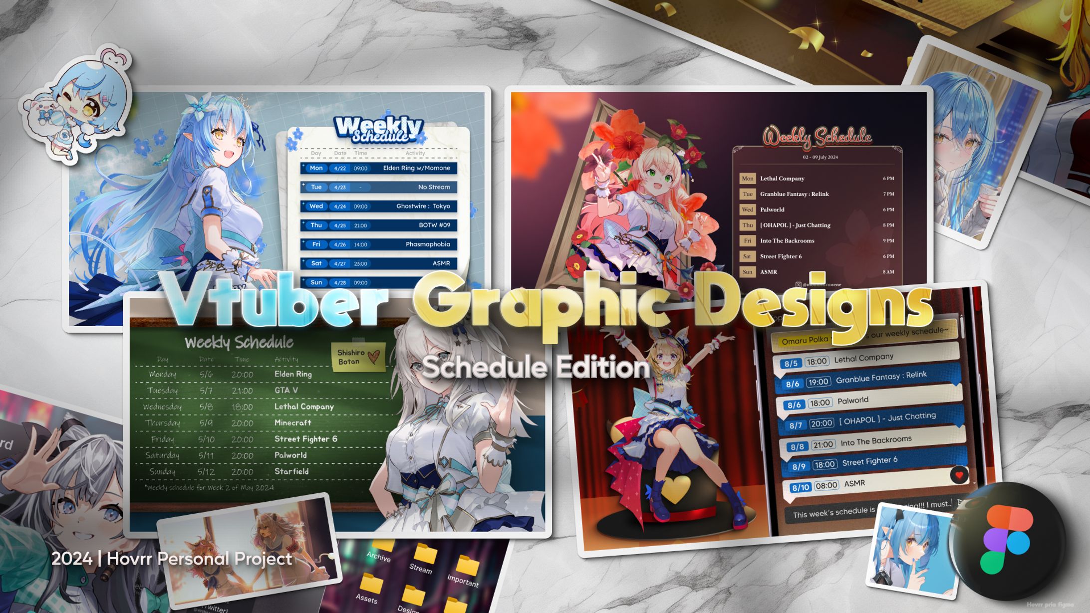 Vtuber set practice - Schedule [4/4] | Hololive Gen 5th member schedules-1