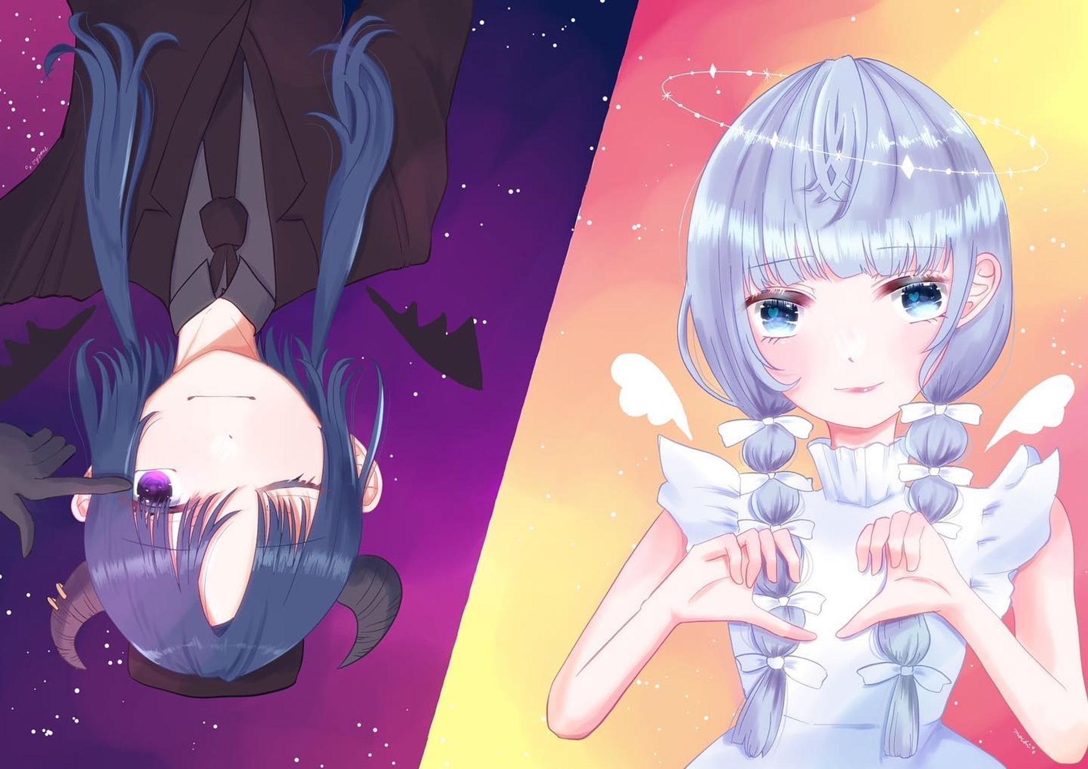 天使と悪魔👼😈

 #イラスト #いらすとぐらむ #お絵描き #イラスト好き  #お絵描き好きな人と繋がりたい  #絵柄が好みって人にフォローされたい  #創作 #illustrations-1