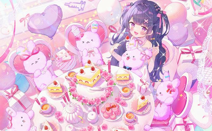 桜音エリカ様 誕生日イラスト