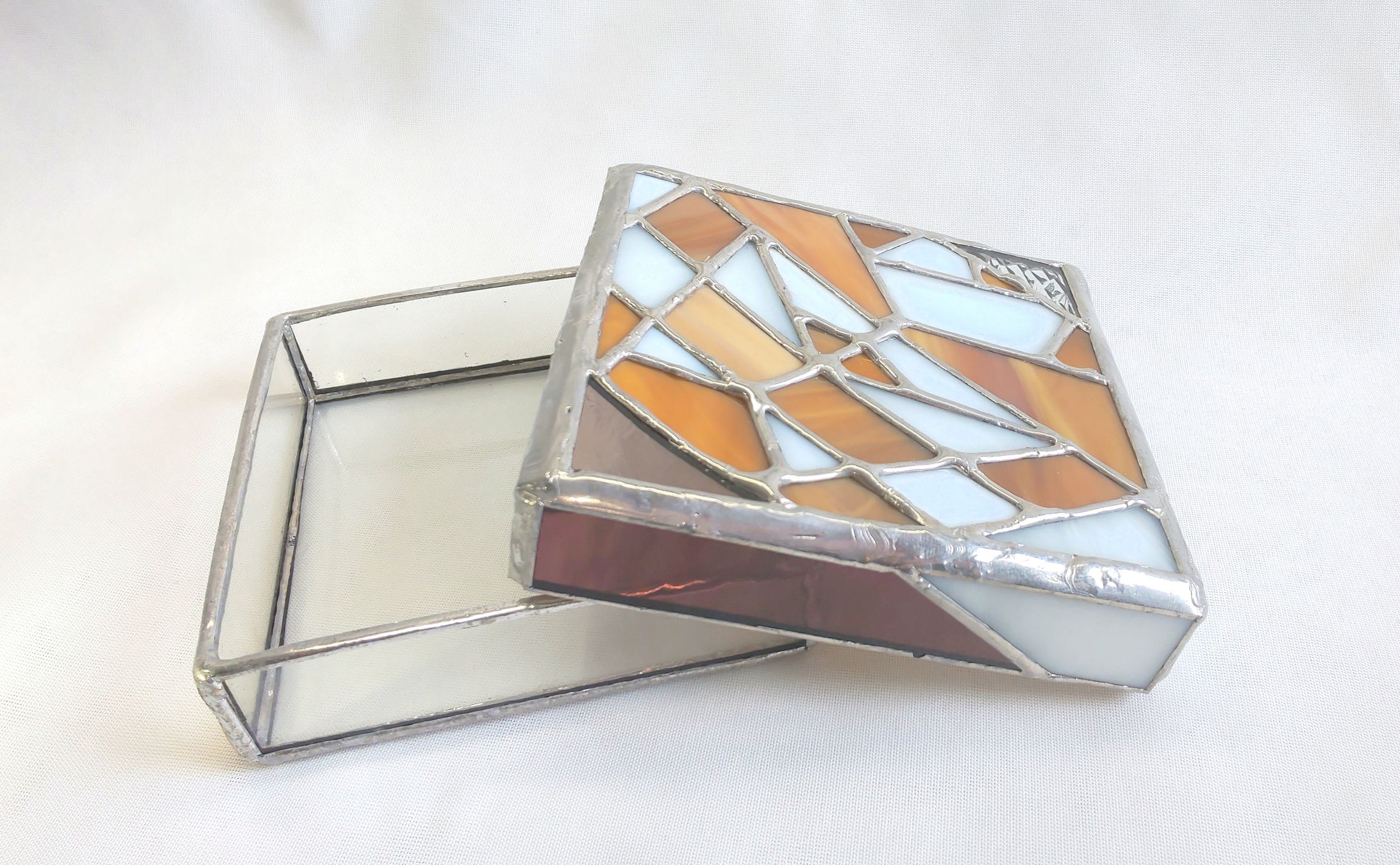 ステンドグラスの小物入れ-1