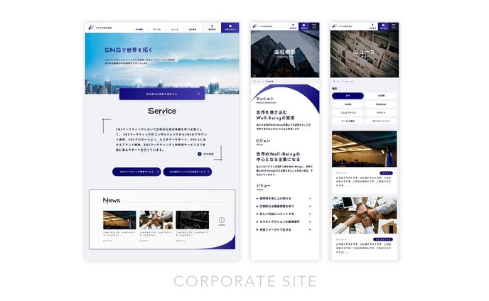 【コーポレートサイト】アドネス株式会社様