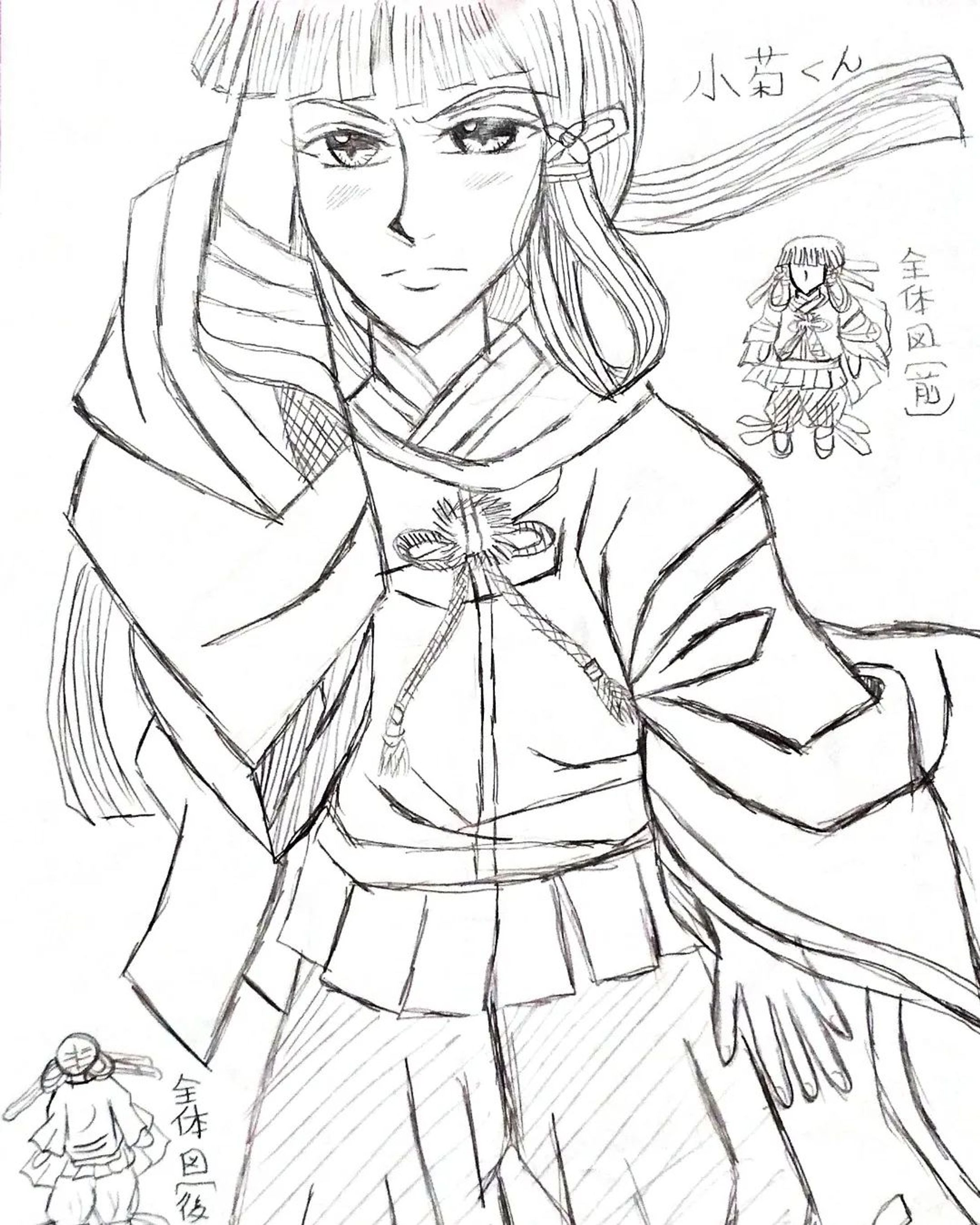 こんばんはっ!!😆
今日は七夕🎋ですね〜🌠☺️
倭国編の重大なお知らせですっ!!原作者お玉さんより遂に倭国編のストーリーを頂きましたっ!!お待ち頂いた皆様本当にありがとうございます🙇🍀近々倭国編の漫画が再スタート致します。お楽しみに〜🤗
イラストは【創作漫画〜倭国編〜】に登場する小菊君です✨✨小梅ちゃんに片想いしている模様です（笑）
エルンスト皇配殿下のお世話係ですよっ‼(*>ω<*)

#創作　#創作漫画
#倭国　#日本
#和服　#小菊
#オリジナルキャラクター 
#アート #イラスト
#イラストレーション
#ドローイング
#シャーペン
#アナログイラスト
#スケッチ
#絵が好きな人と繋がりたい
#絵描きさんと繋がりたい
#illustration　#painting
#drawing　#anime　
#cute #pen
#instaart #art
#artwork  #artist
#sketch #anime
#manga #digitalart
#お知らせ-1
