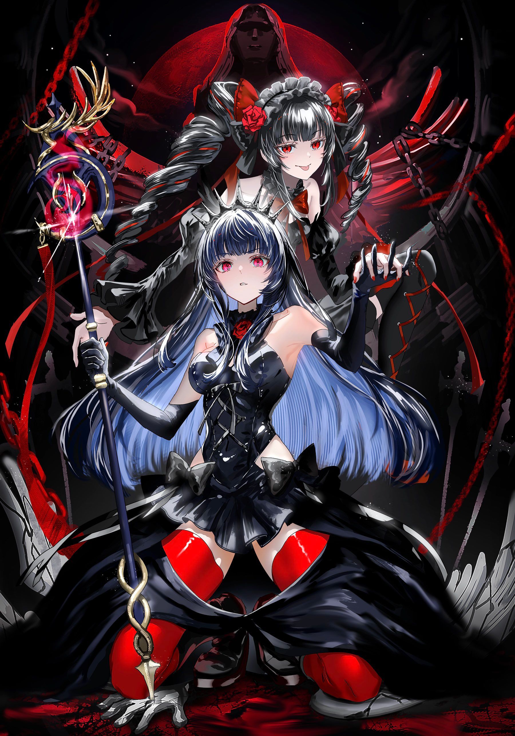 キャラデザイン イラスト ライトノベル『ガイド役の天使を殴り倒したら