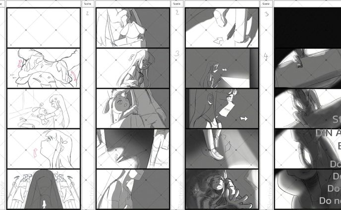 Storyboard for Teaser Animation ข้าวสาร Story Chapter 7 กับคำสาปแห่งฟาโรห์