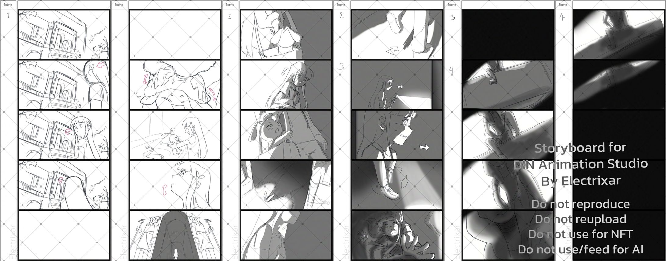Storyboard for Teaser Animation ข้าวสาร Story Chapter 7 กับคำสาปแห่งฟาโรห์-1