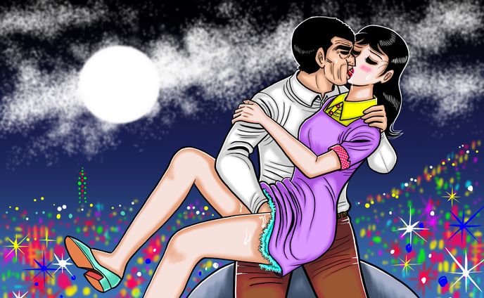 月夜のキス1