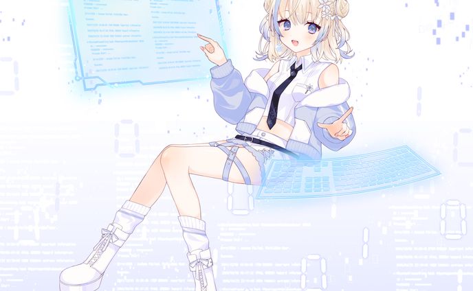 flat colored、立ち絵、キービジュアル、全身イラスト