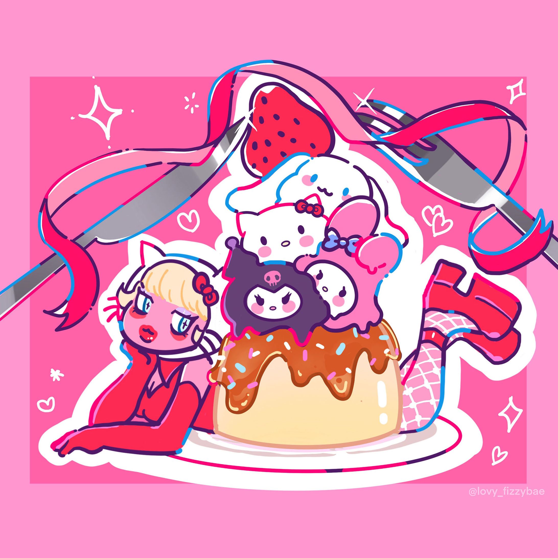 Sanrio + Pudding 

🎨Sanrio magic! 🍮✨
This is the entry for  #sweetestsummer23

💖HOSTS✨

@i.meawsom 
@sano.bean
@artcr_aze
@cattocorner
@natsurae_
@co.co.arts
@clover.artwork
@ilbyde
@milkppang
@aine_cutiee

#prompt
#promptchallenge #august #sanrio #barbie #pokemon #studioghibli #sweet #dessert #drink #eat #yummy #cuteart #cutearteveryday #art #artoftheday #illustrator #illustration #drawings #kawaii #meows #artchallenge #cartoon #color-1