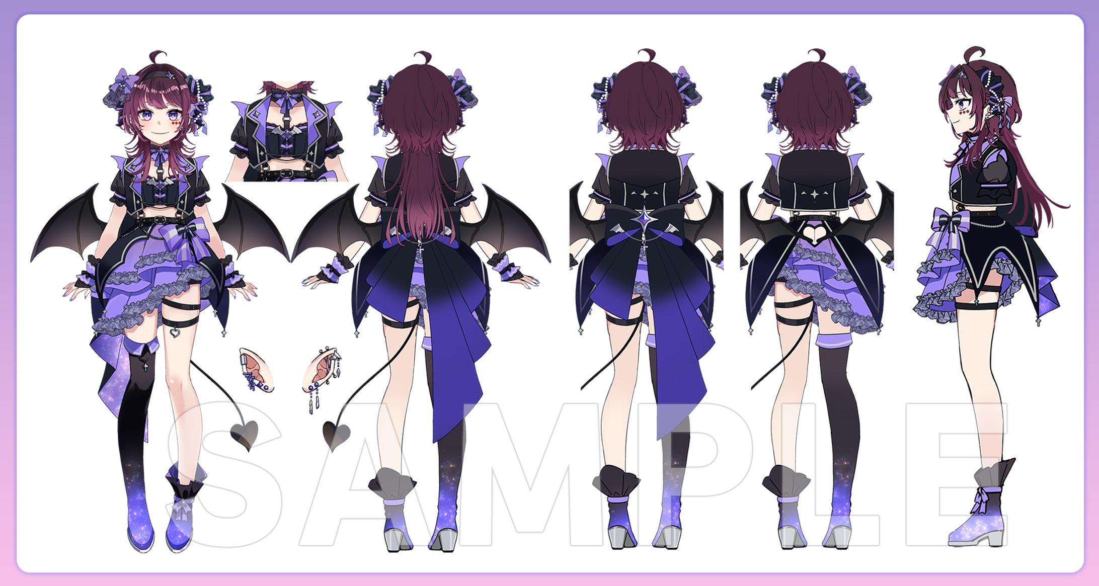 濡羽しゅあ様　3D新衣装デザイン-1