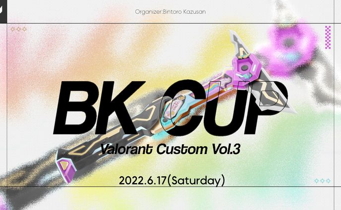 BK CUP Valorant Custom Vol.3 / グラフィックデザイン