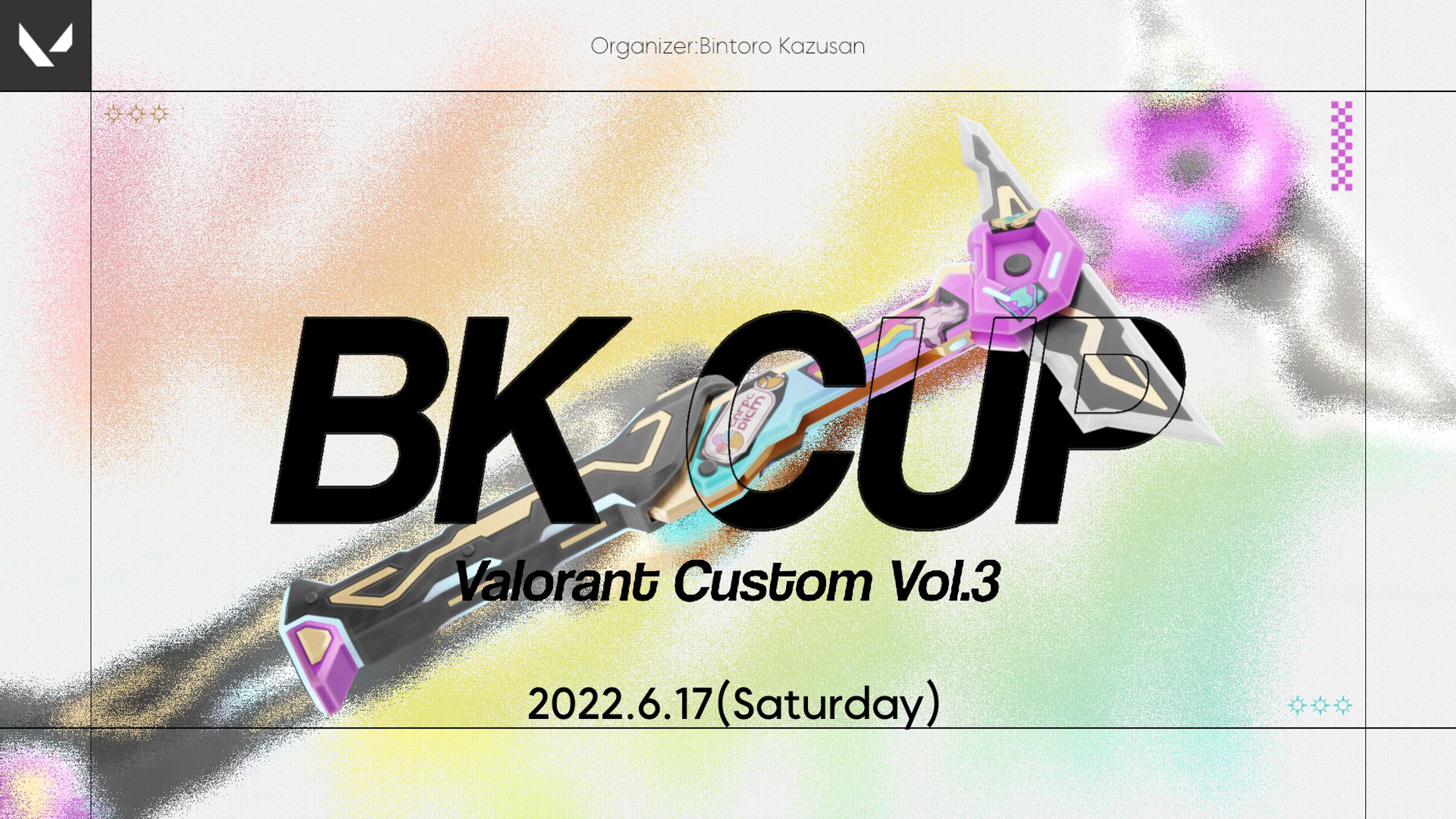 BK CUP Valorant Custom Vol.3 / グラフィックデザイン-1