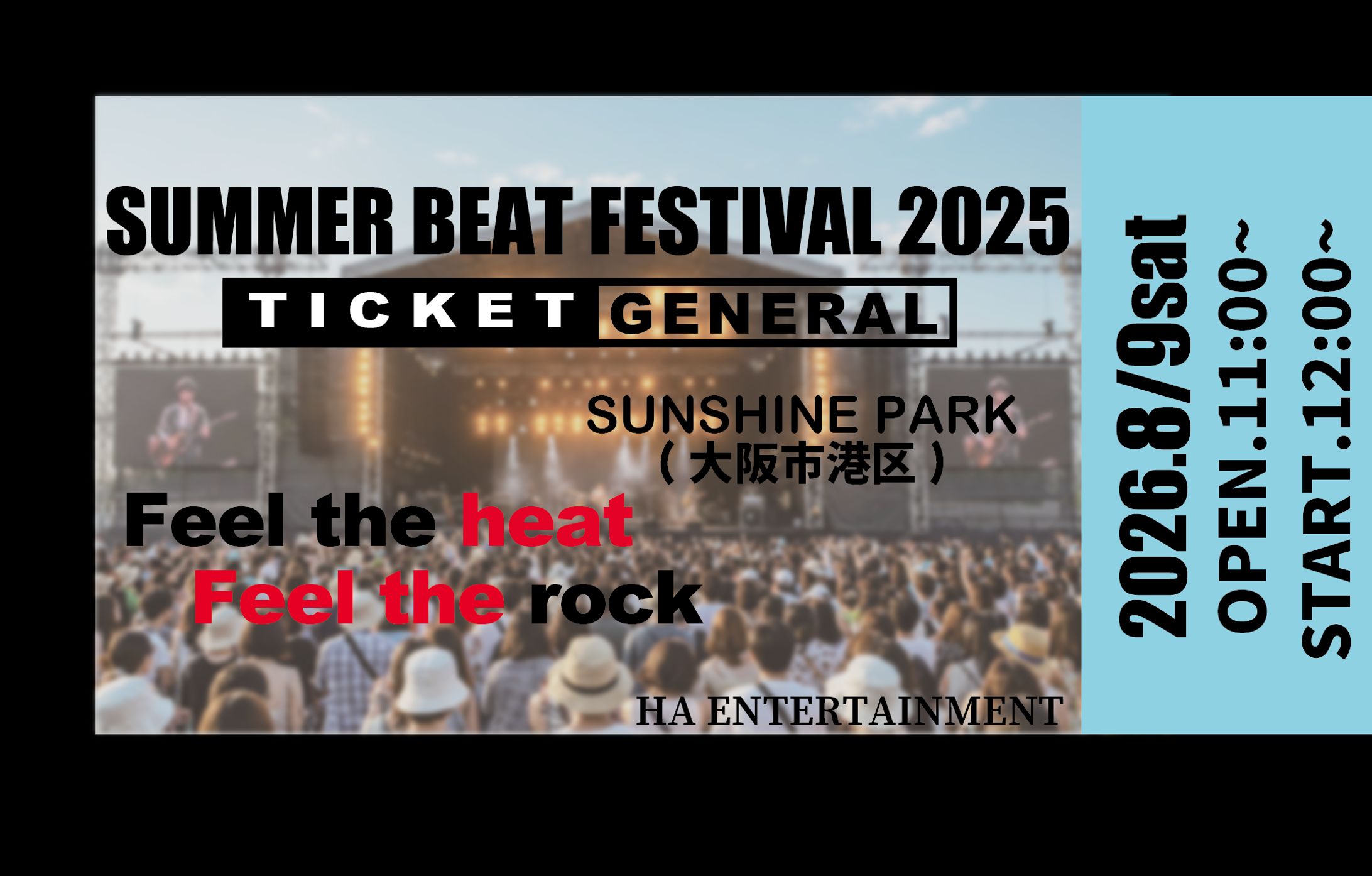 音楽フェス入場チケット-1