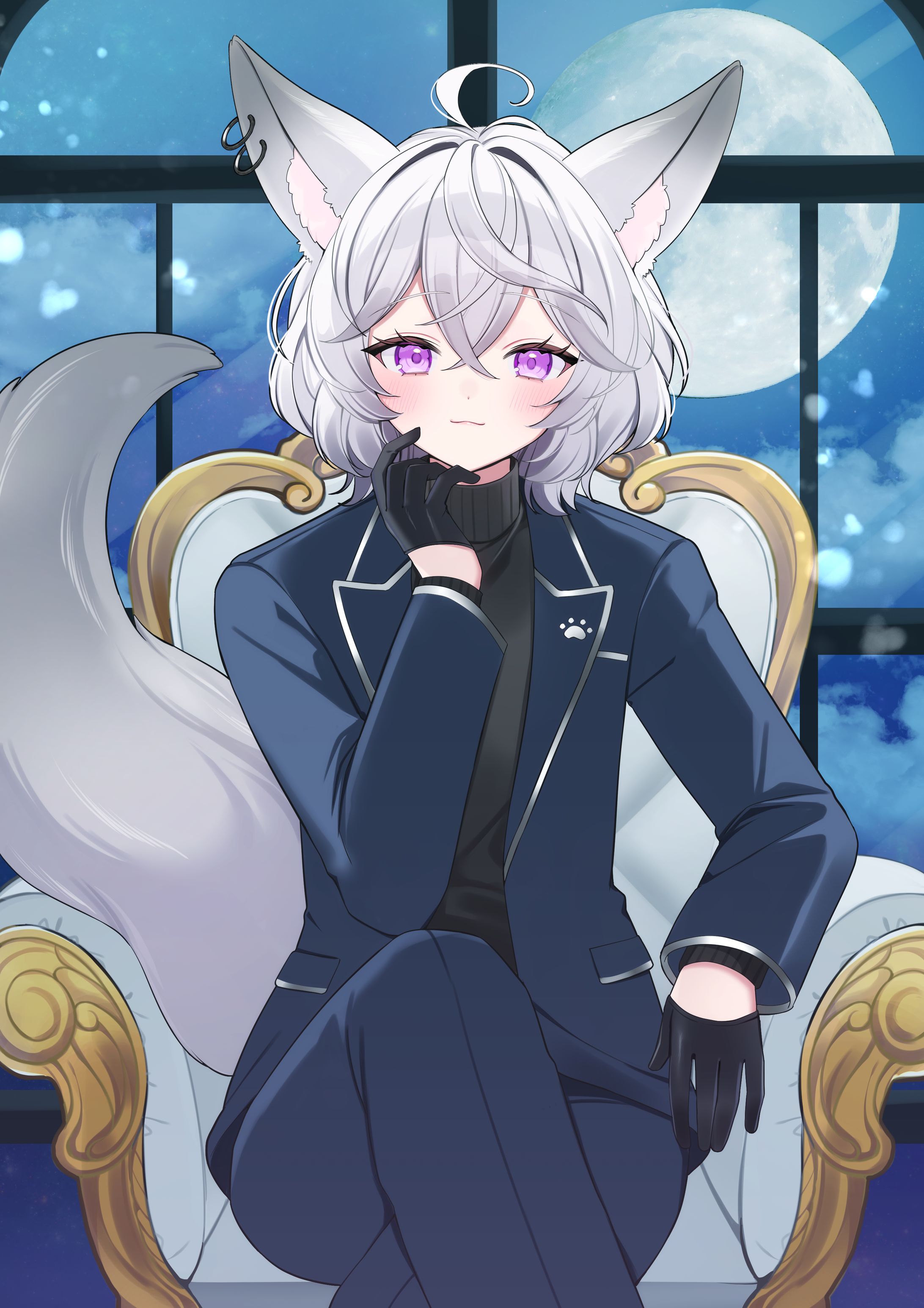 白狼 美衣妃様　1枚絵-1