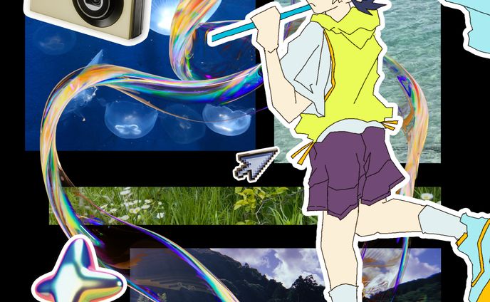 【お仕事】中学校夏休みのしおり表紙