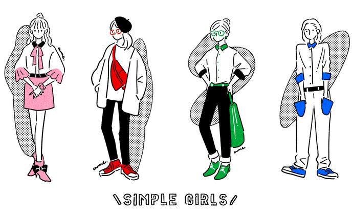 イラストレーター・デザイナー、mv simple