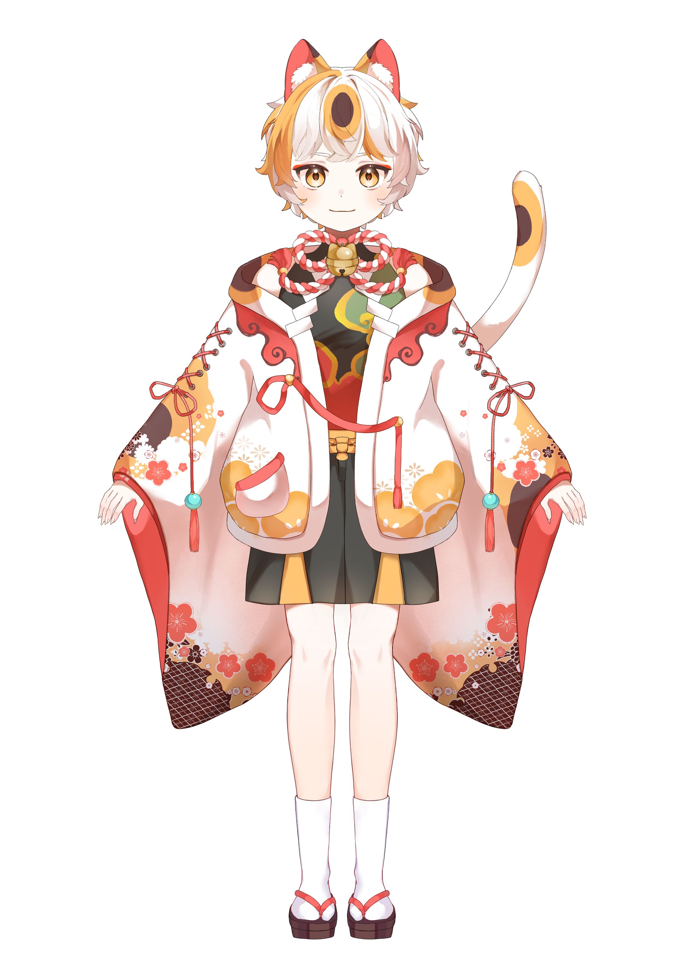 三毛猫少年Vモデル-1