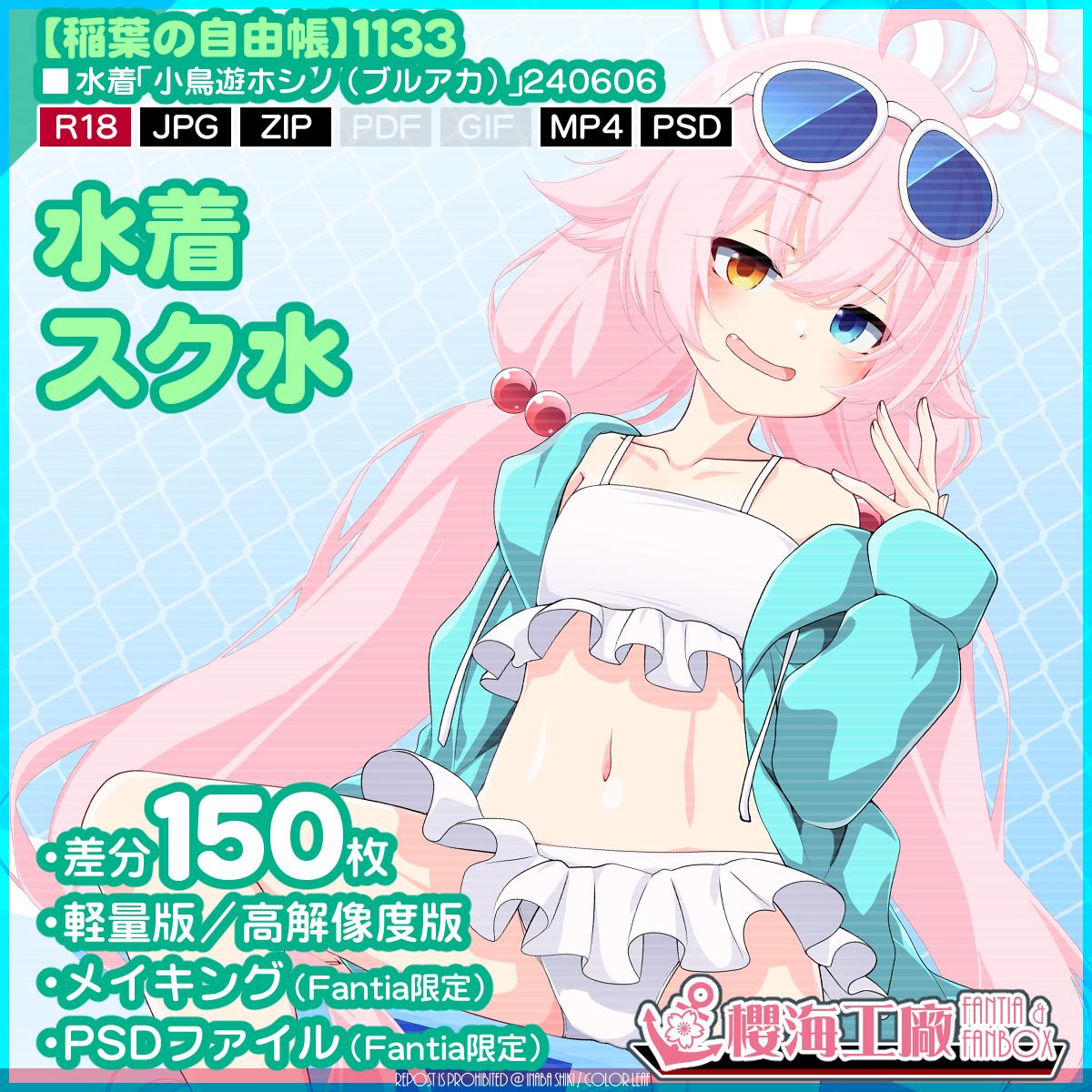 水着「小鳥遊ホシノ(ブルアカ)」240606