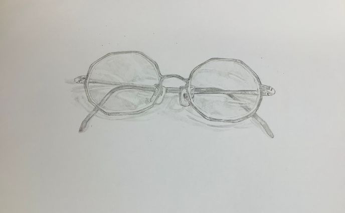 スケッチ(メガネ)