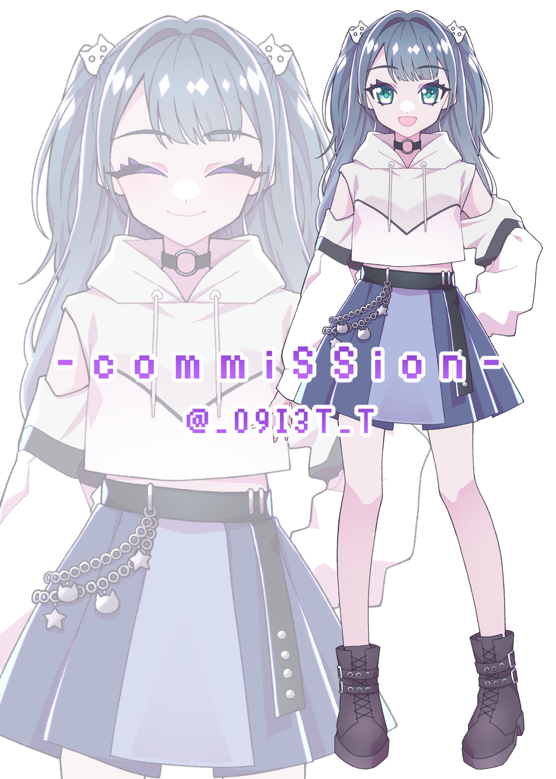 【commission】IRIAMライバー冬星ちか様 立ち絵-1