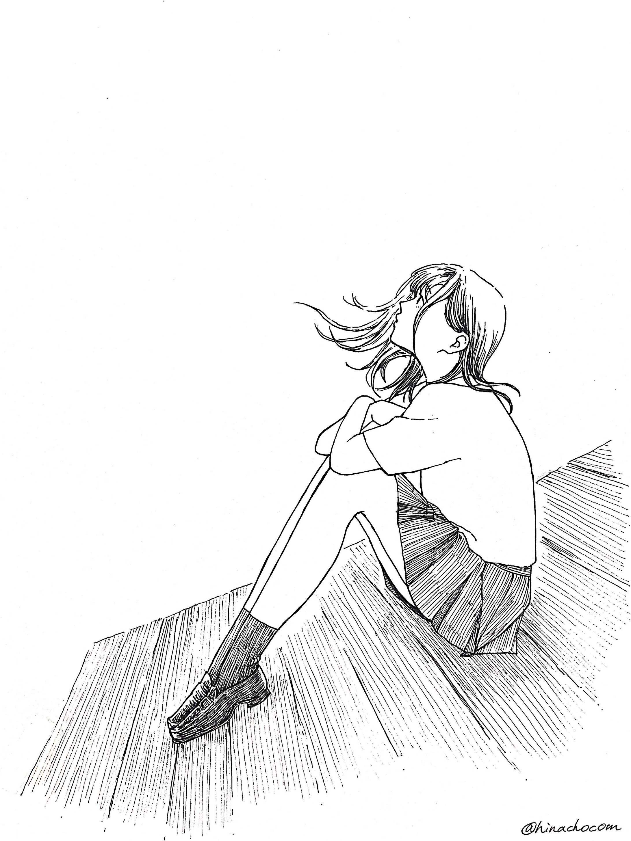 モノクロ/ペン画-1