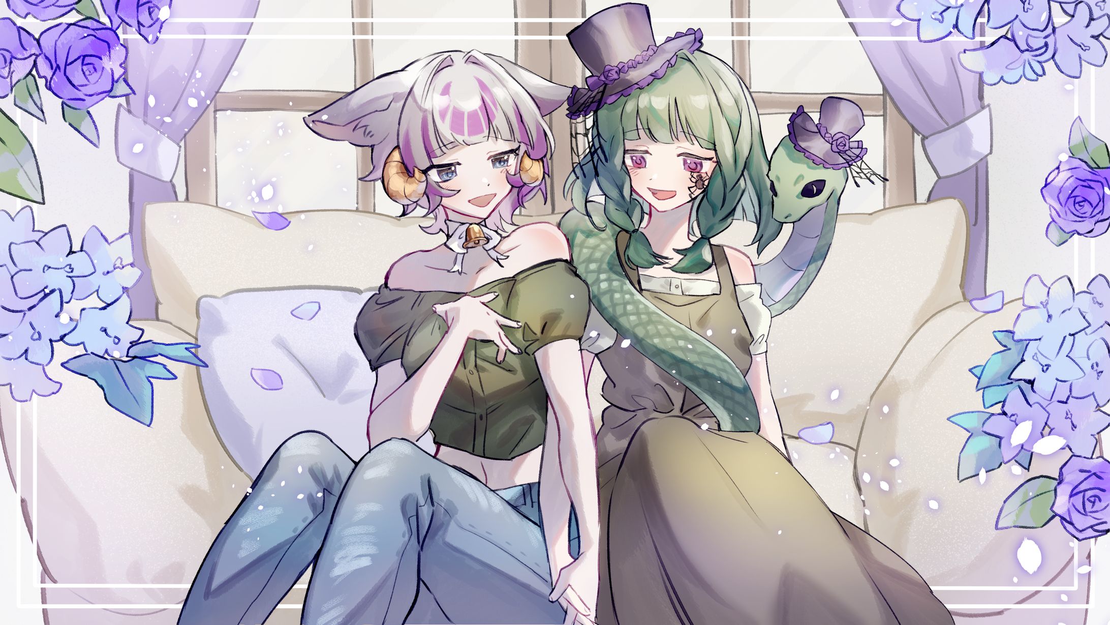 【歌みたイラスト】アウラ様・ちじゅ様-1