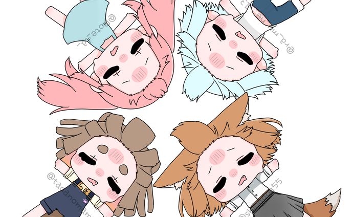 2024　暑がるイラスト①　量産