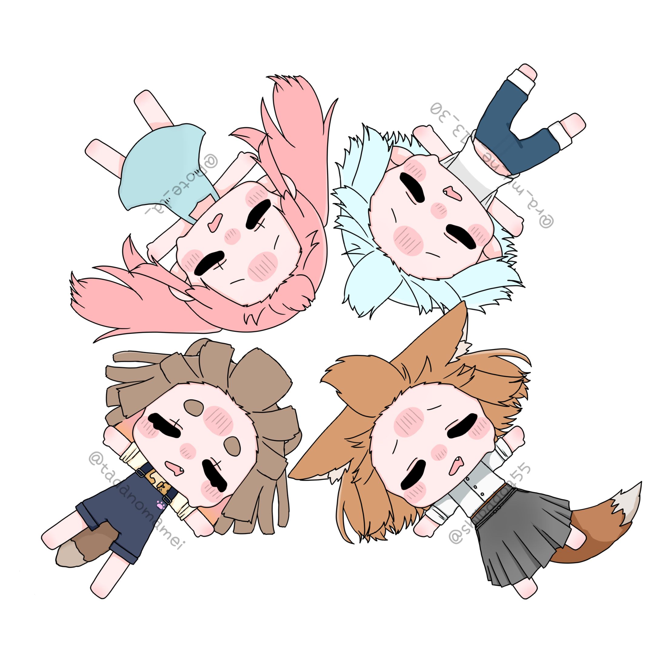 2024　暑がるイラスト①　量産-1