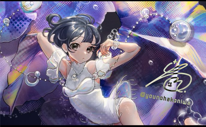 ✦original character illustration✦Aquarium🫧