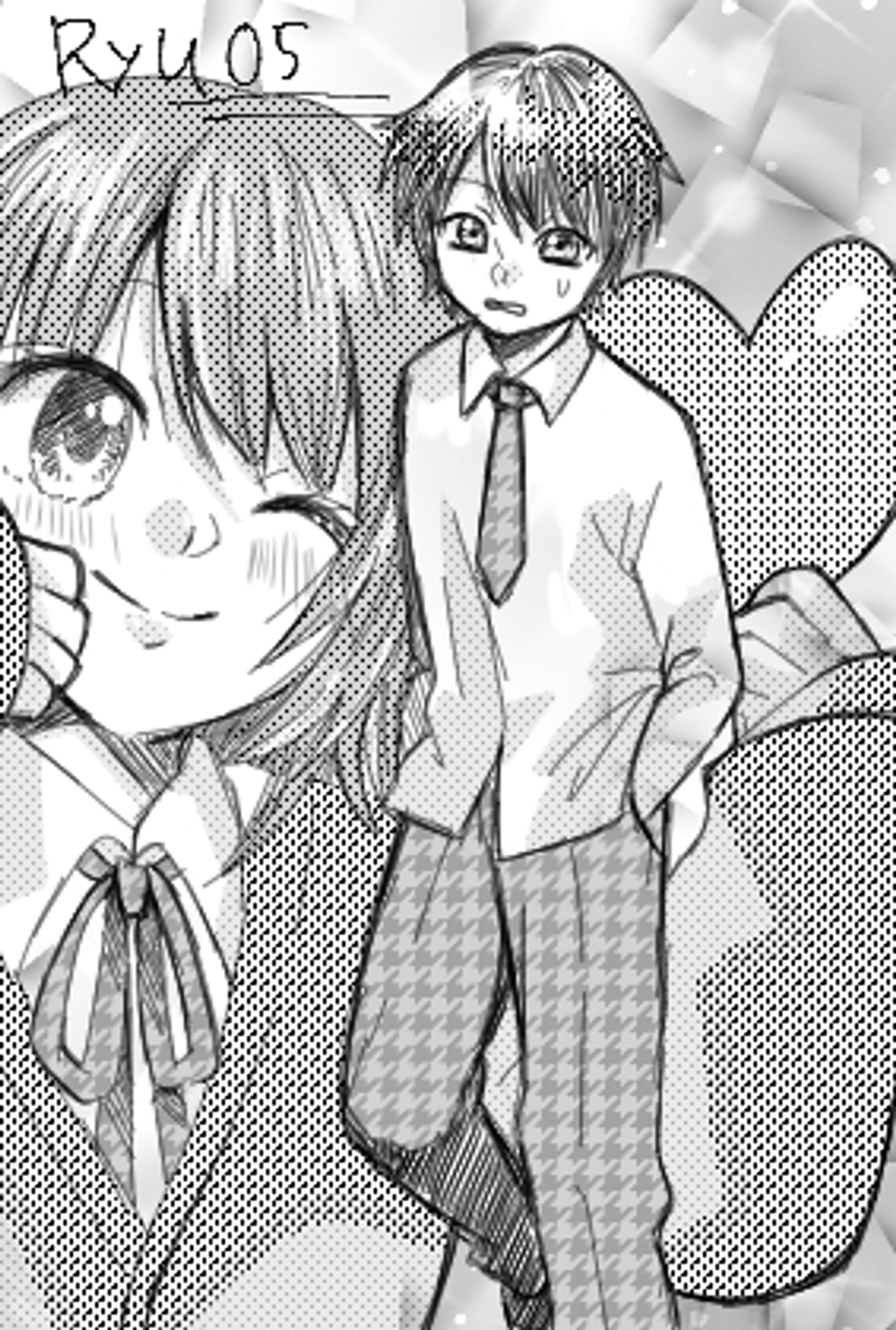 モノクロイラスト-1