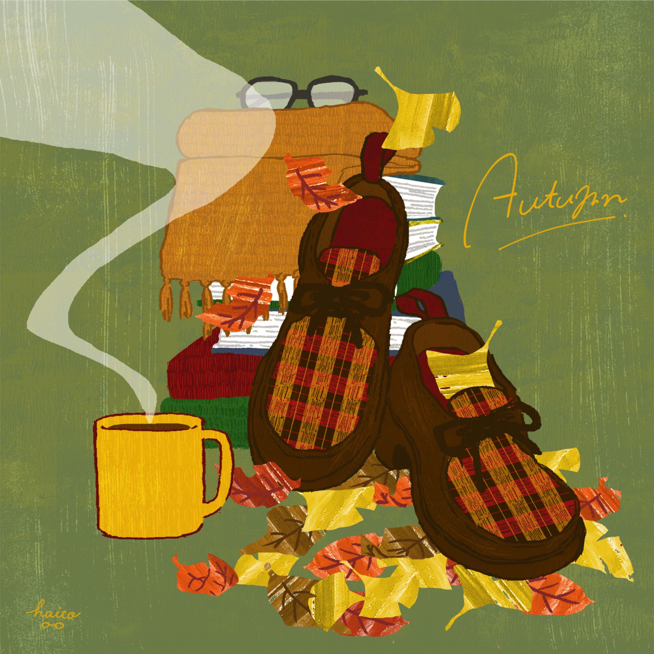 【自主制作】秋イラスト-1